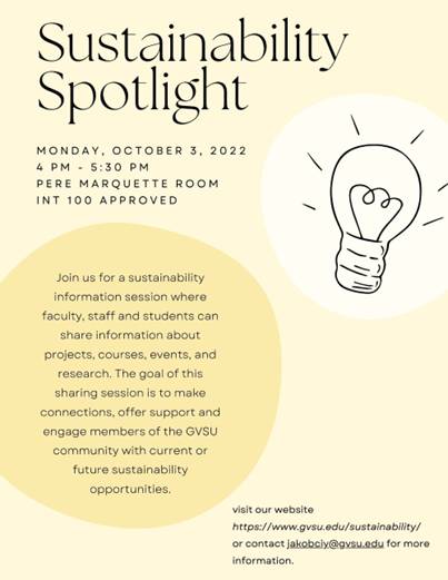 Sustainability Spotlight event